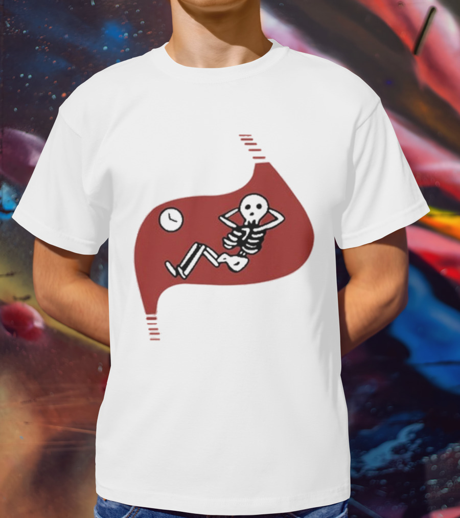 Daodaosama1125 Skeleton With Clock Death Of Dungeon Meshi Falin T-Shirt