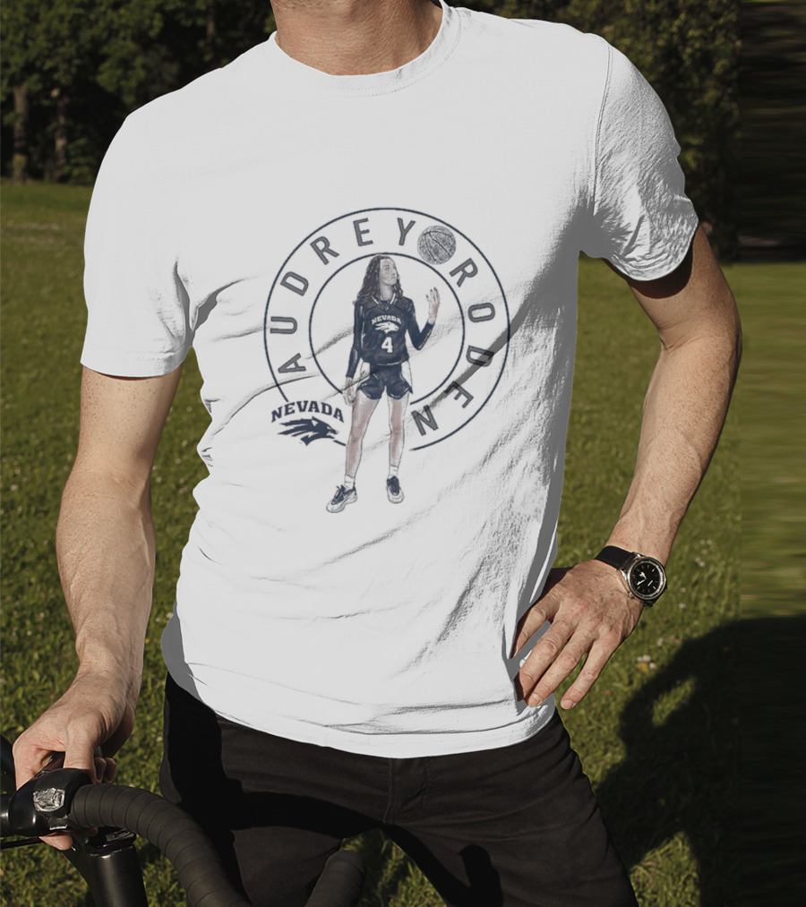 Audrey Roden Nevada Wolf Pack Basketball Player Circular T-Shirt