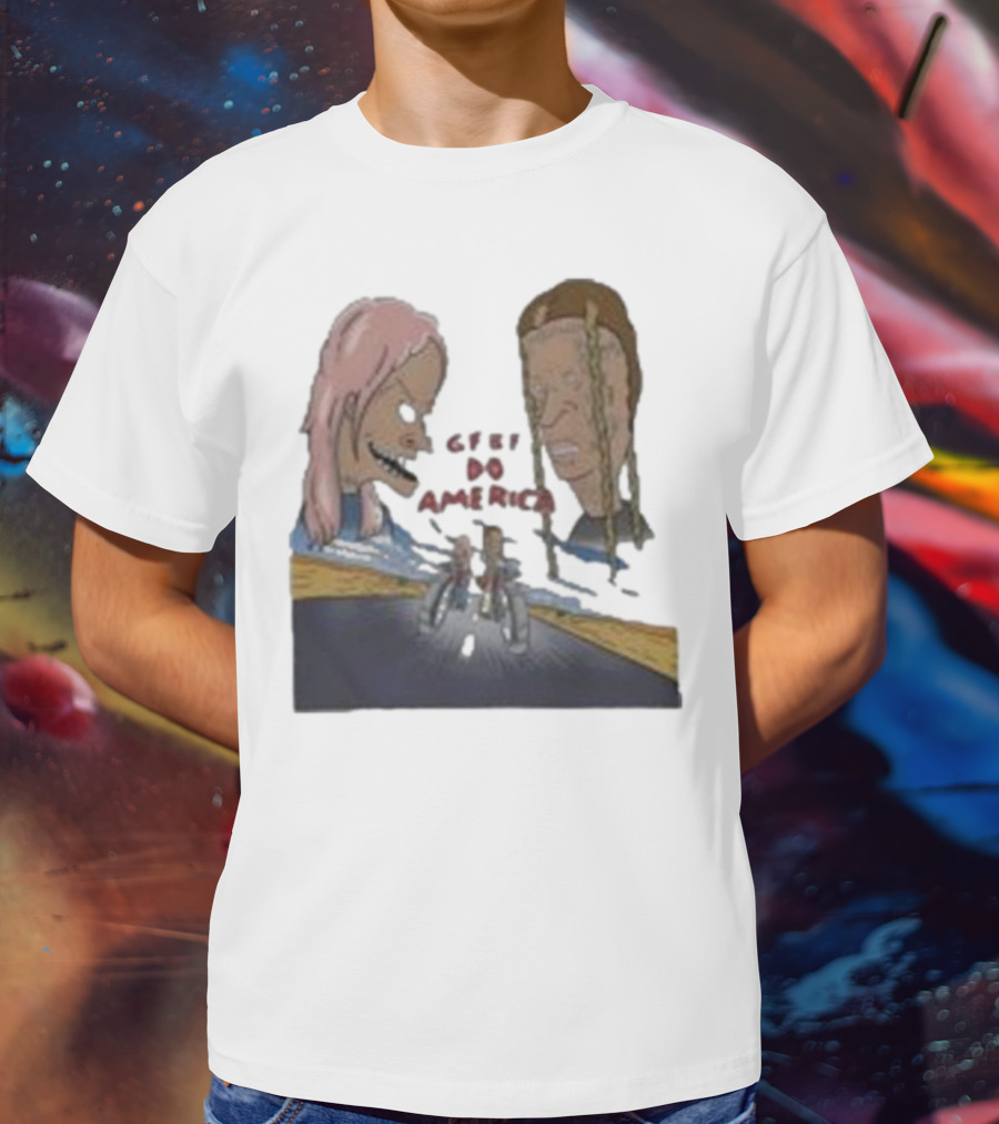 Beavis And Butt-Head X GFBF Do America Racing Adventure T-Shirt