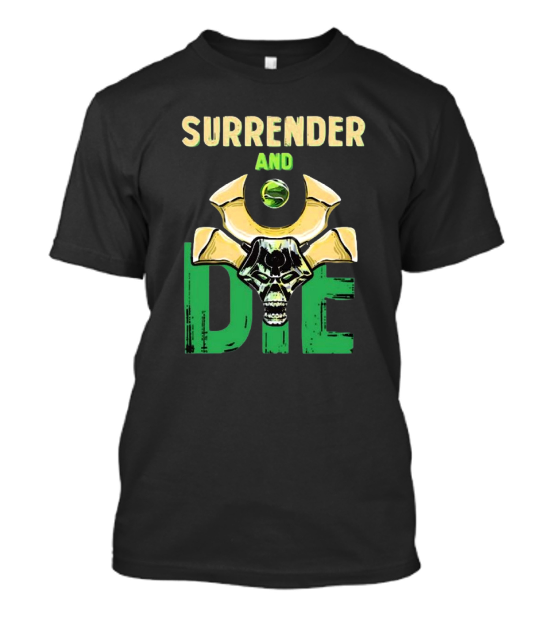 Majorkill Surrender And Die Skull T-Shirt