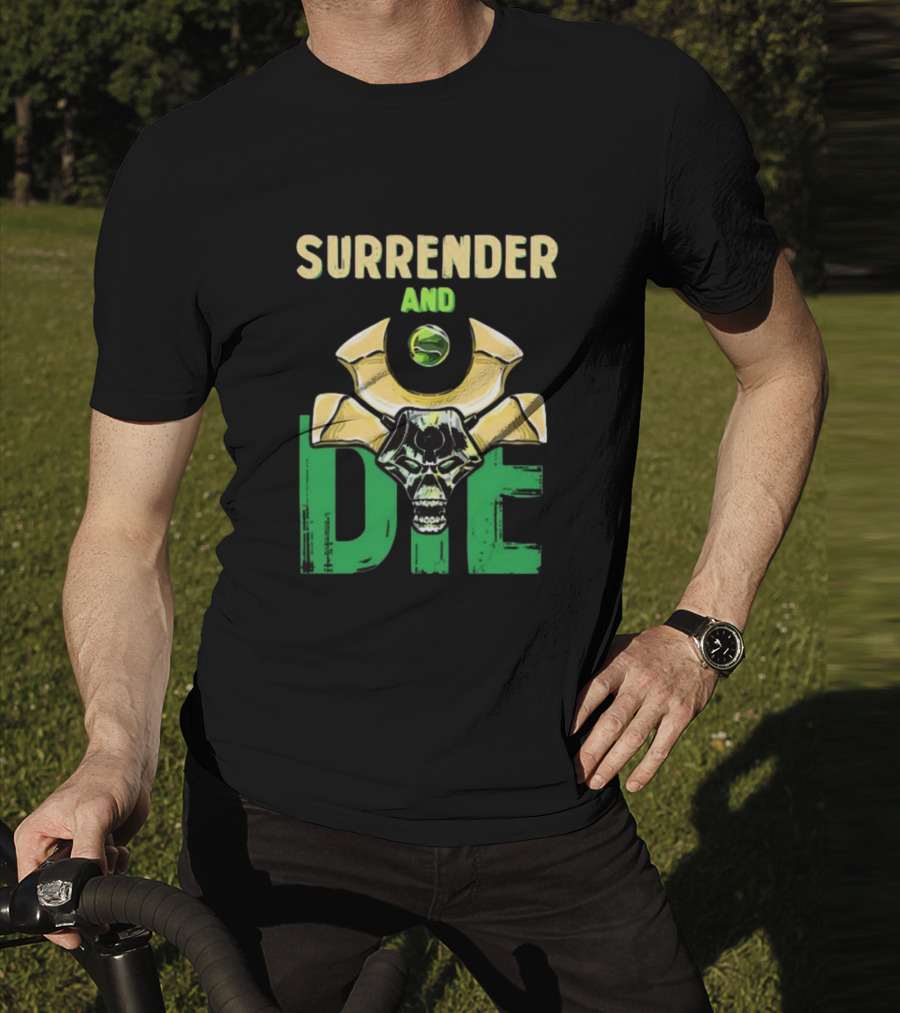 Majorkill Surrender And Die Skull T-Shirt
