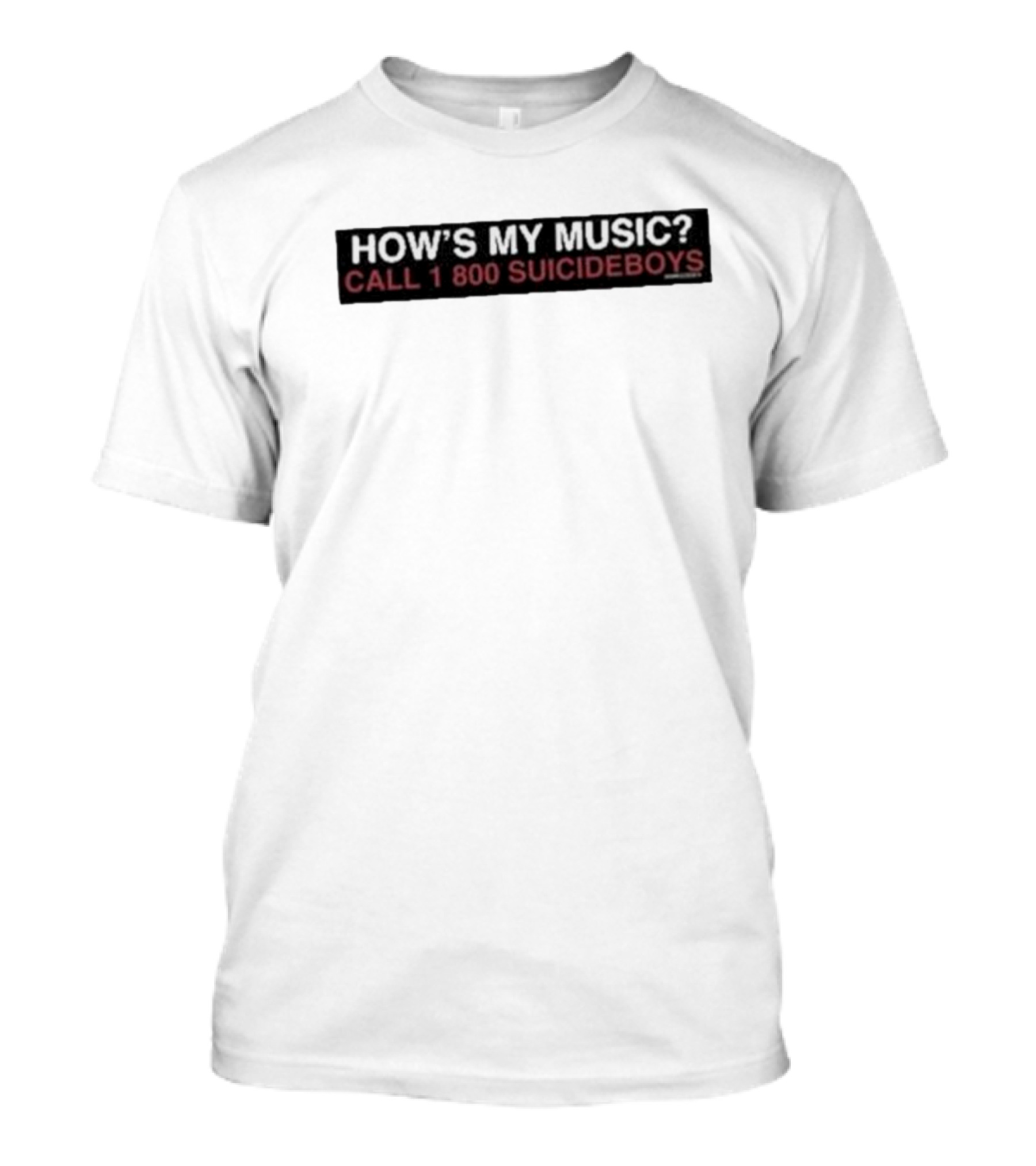 G59 Merch Bumper Sticker How's My Music Call 1 800 Suicideboys T-Shirt