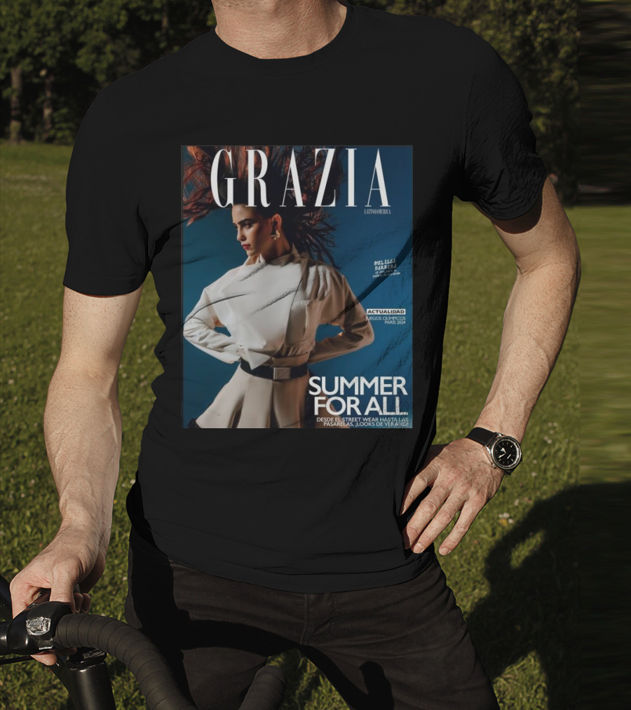 Grazia Latinoamerica Summer For All Melissa Barrera Juegos Olimpicos Paris T-Shirt