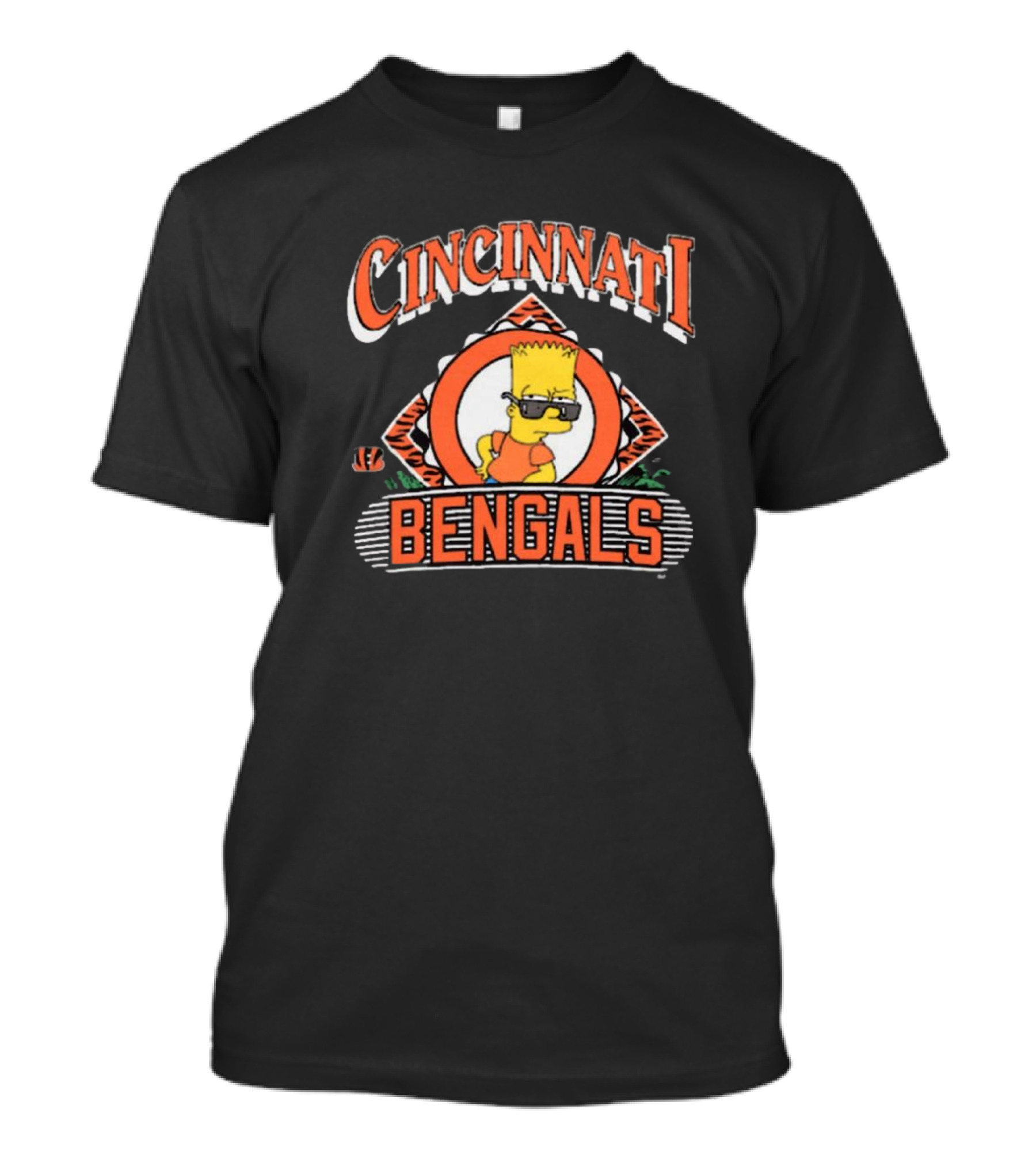 Cincinnati Bengals NFL Bart The Simpsons T-Shirt