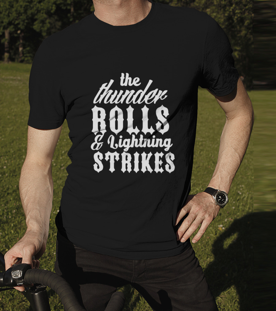 Garth Brooks The Thunder Rolls And Lightning Strikes Iconic Lyrics T-Shirt