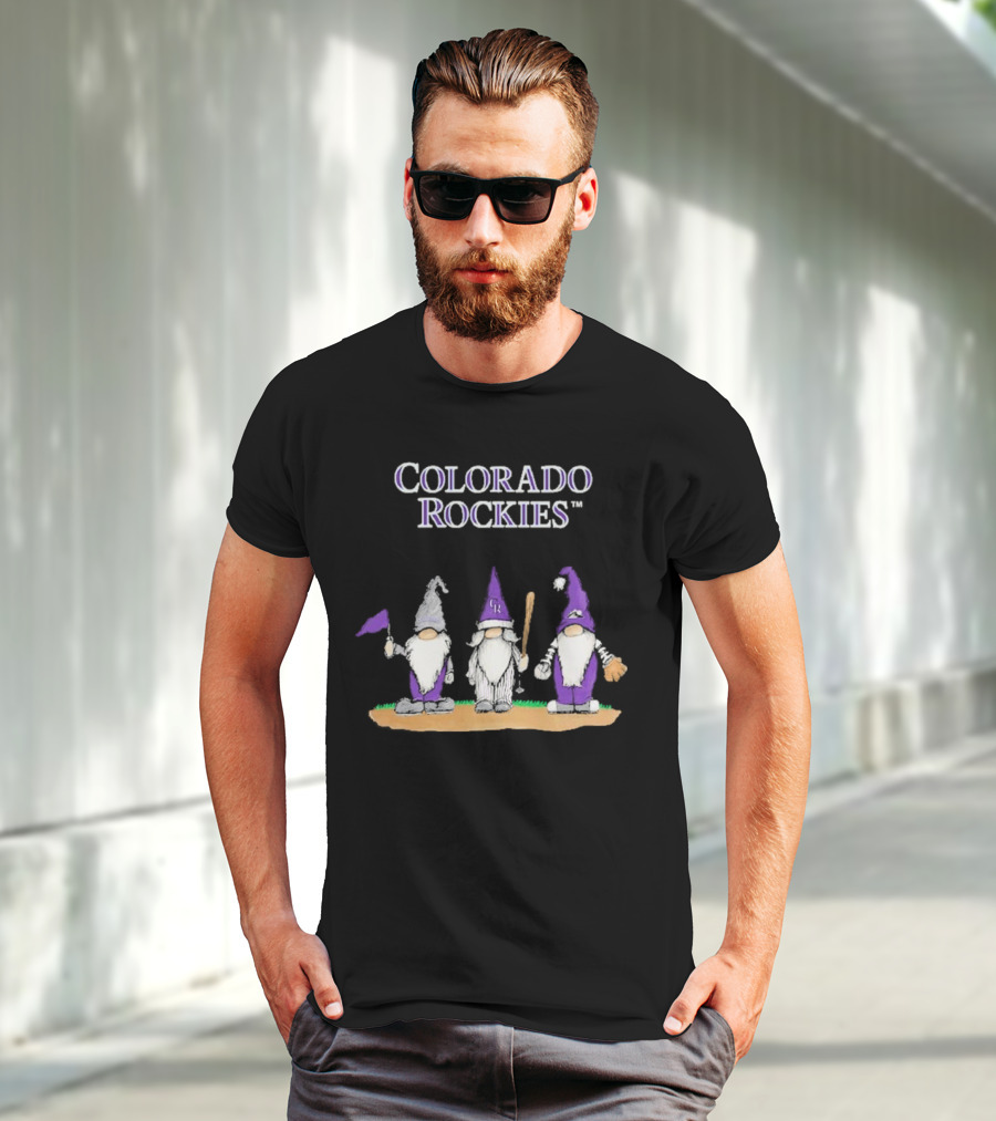 Colorado Rockies Infant Gnomes Baseball T-Shirt