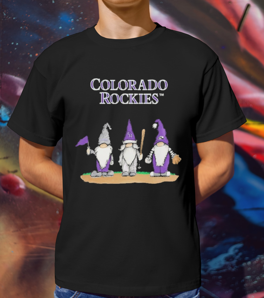 Colorado Rockies Infant Gnomes Baseball T-Shirt