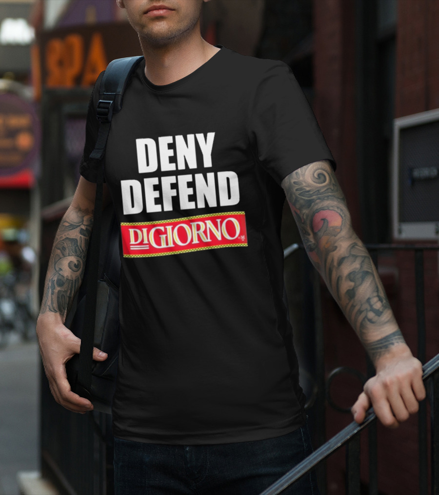 Methsyndicate Deny Defend DiGiorno Pizza T-Shirt
