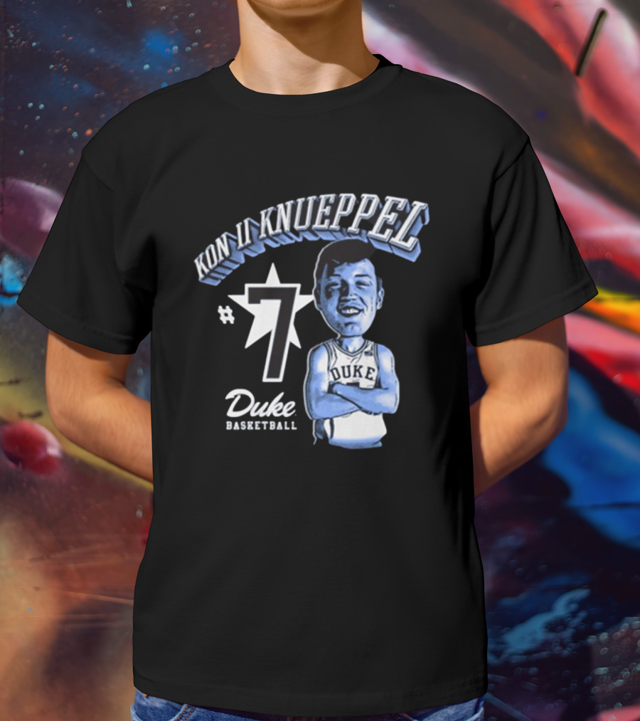 Kn II Knueppel #7 Duke Basketball Cartoon T-Shirt