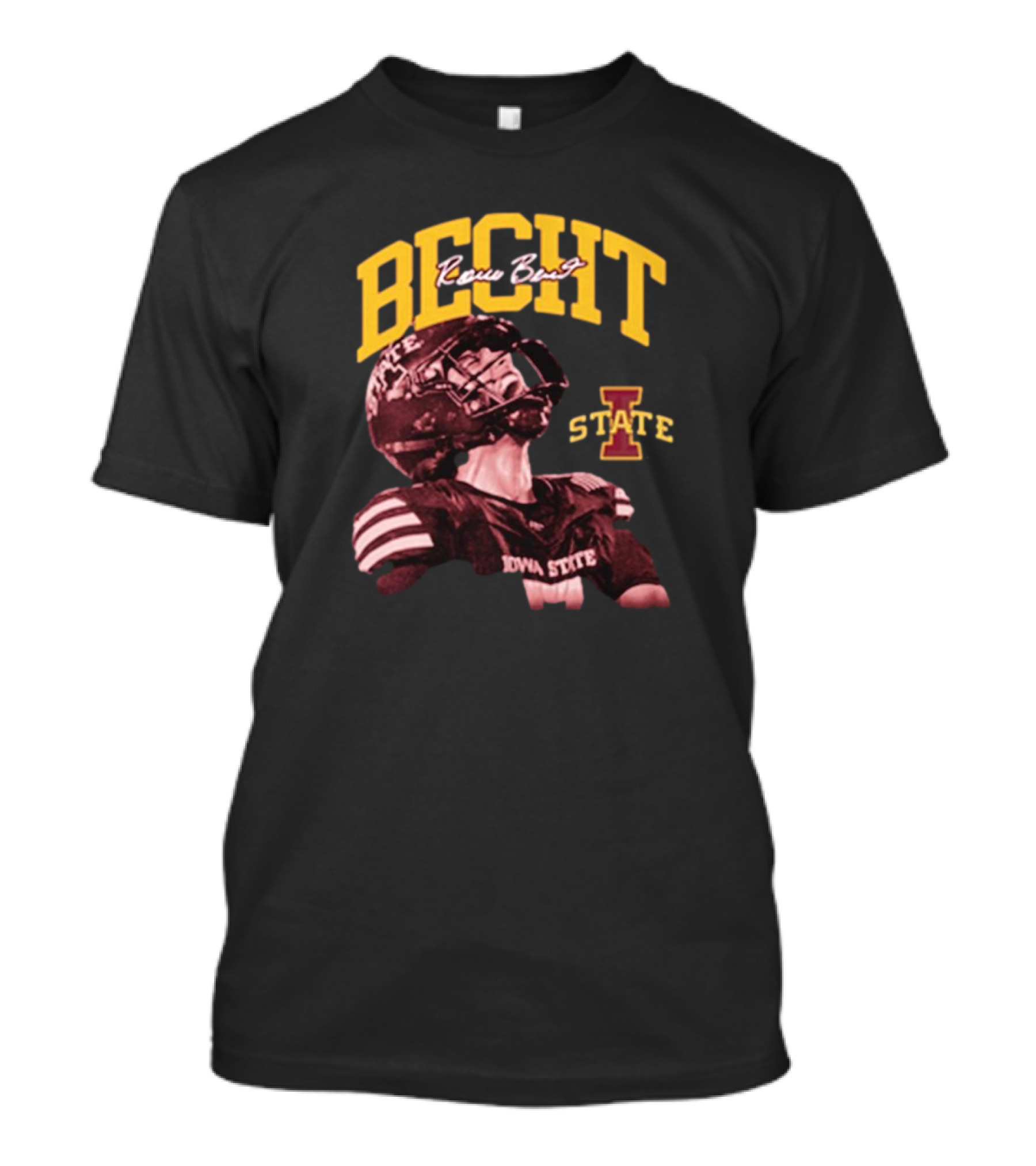 Iowa State Cyclones Rocco Becht Crimson Spotlight Signature T-Shirt