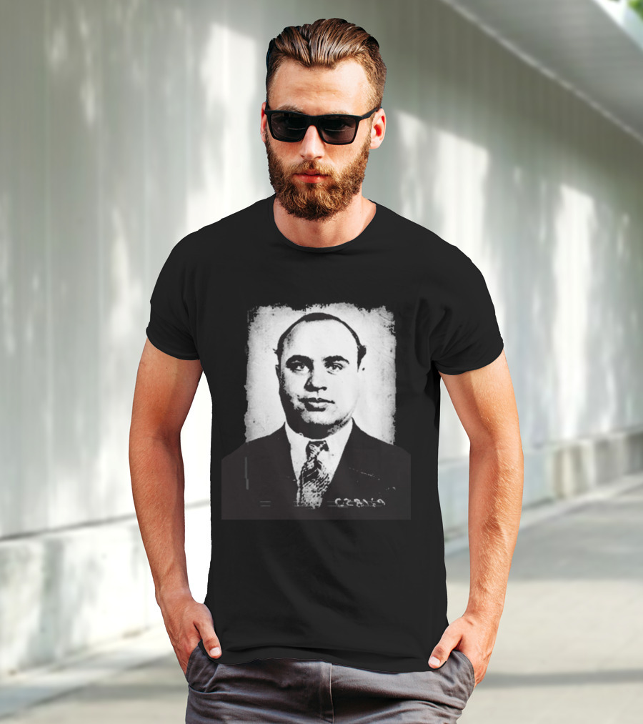 Social Distortion Black Kat Vintage Al Capone Photograph T-Shirt