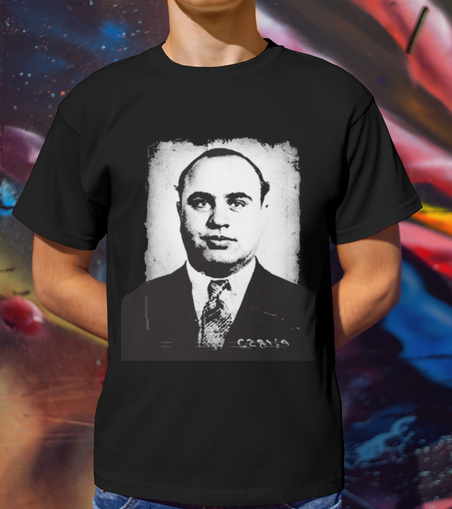 Social Distortion Black Kat Vintage Al Capone Photograph T-Shirt