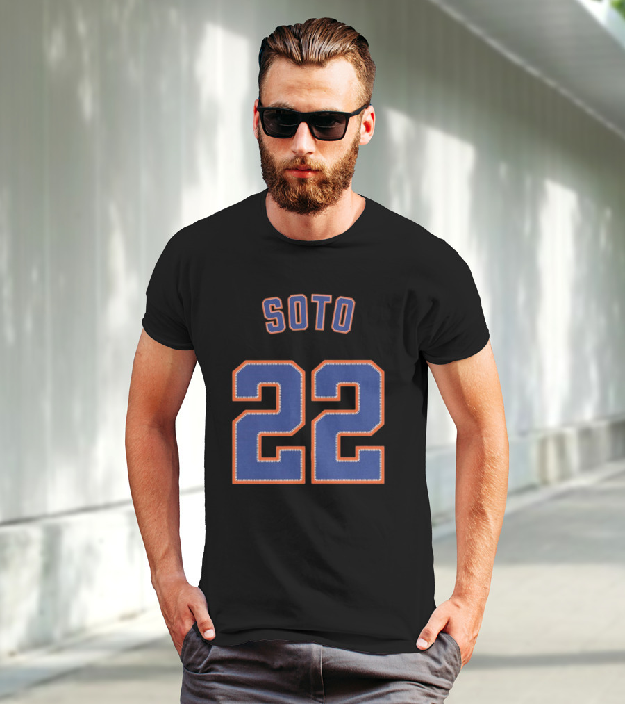 Juan Soto 22 New York Mets MLB Baseball 2025 T-Shirt
