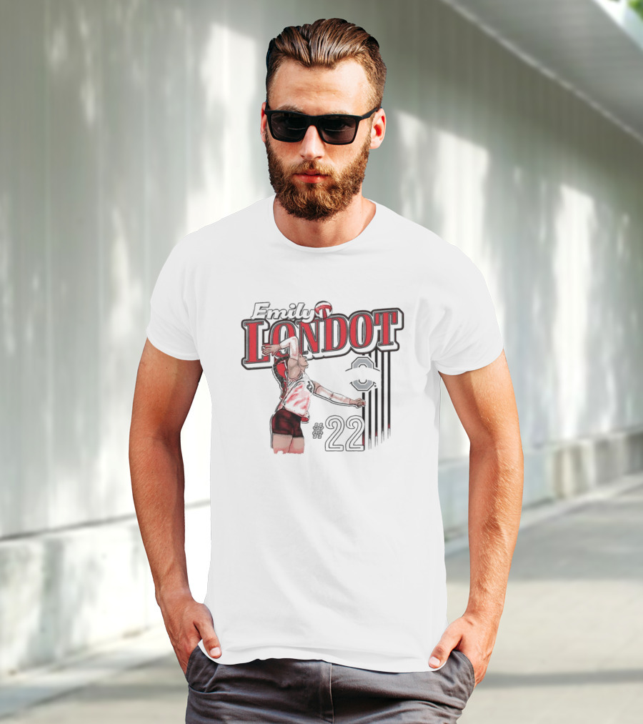 Emily Londot Volleyball Ohio State Buckeyes #22 Classic T-Shirt