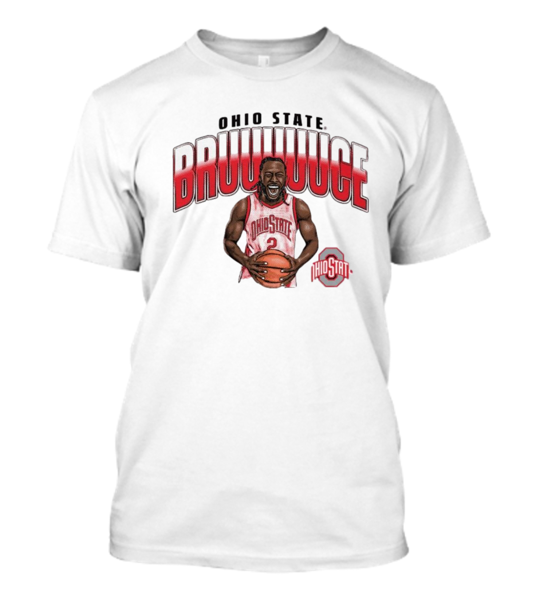Ohio State Buckeyes Bruce Thornton BRUUUUCE With Basketball And Ohio State T-Shirt