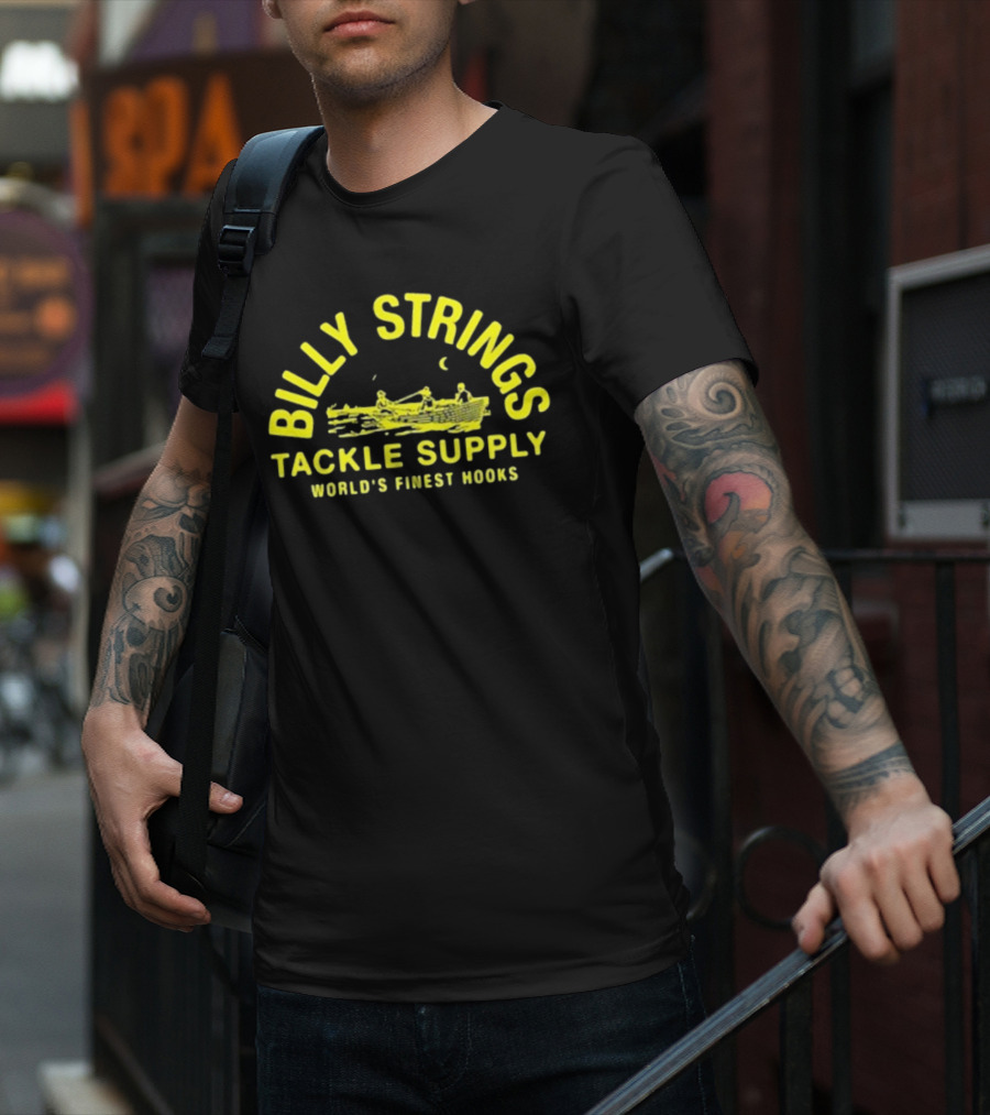 Billy Strings Tackle Supply World's Finest Hooks Summer T-Shirt