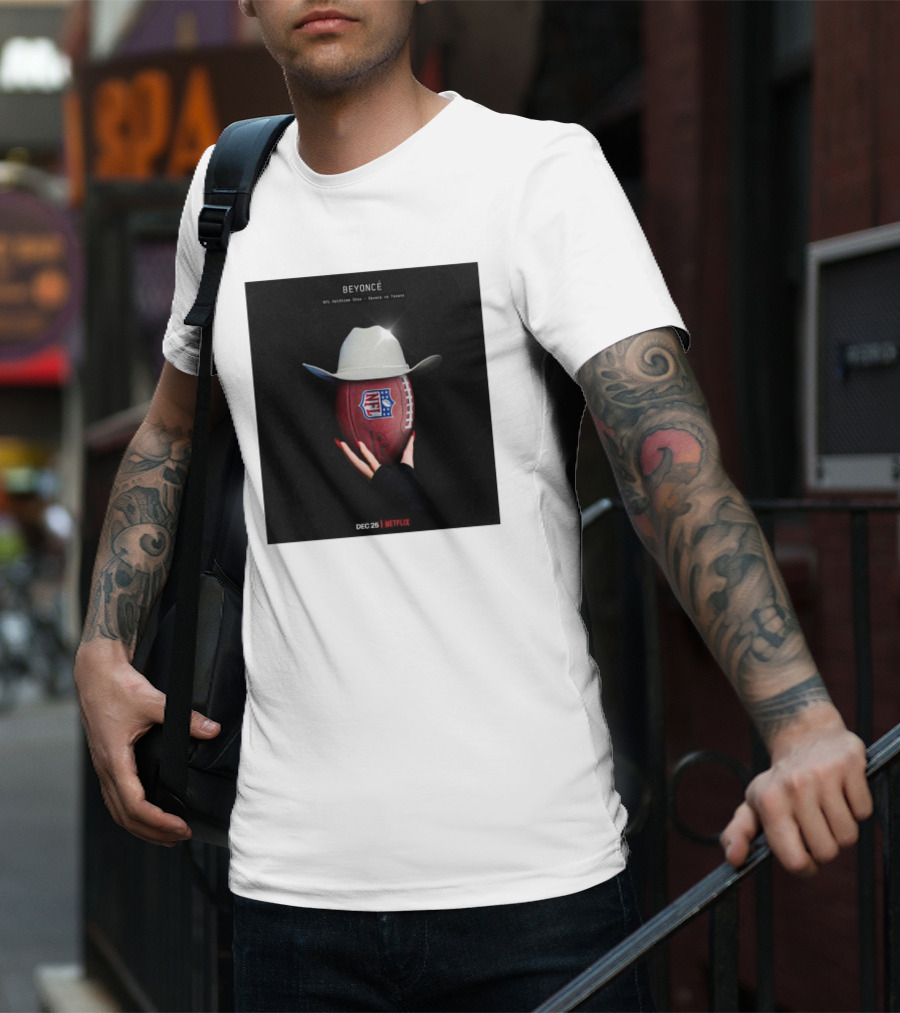 BEYONCÉ NFL Halftime Show Ravens Vs. Texans Dec 25 Netflix T-Shirt