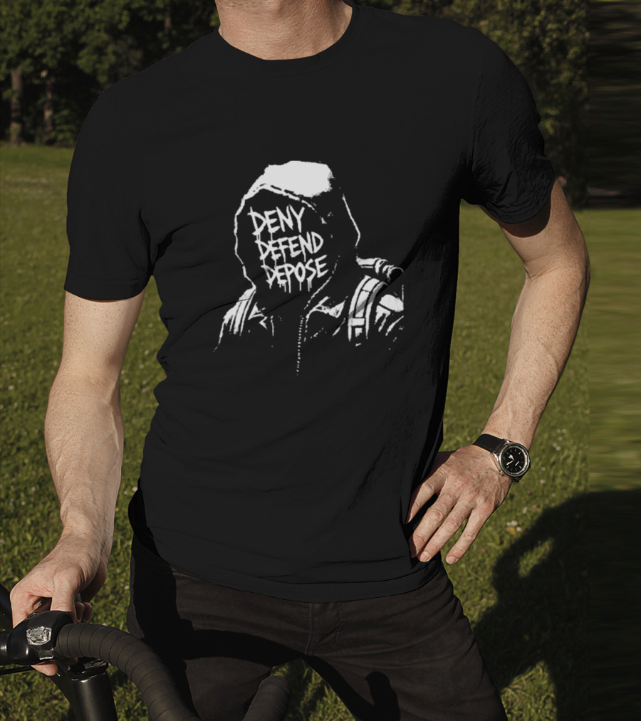 Radiant Stylee Luigi Mangione Deny Defend Depose T-Shirt