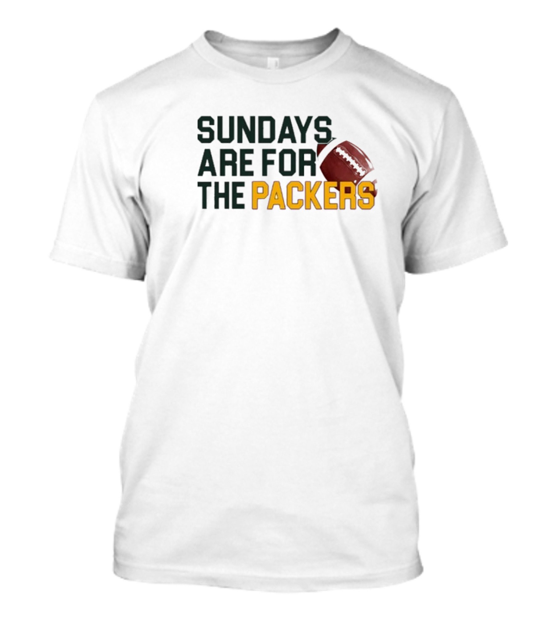 Sundays Are For The Green Bay Packers Football NFL Fans T-Shirt