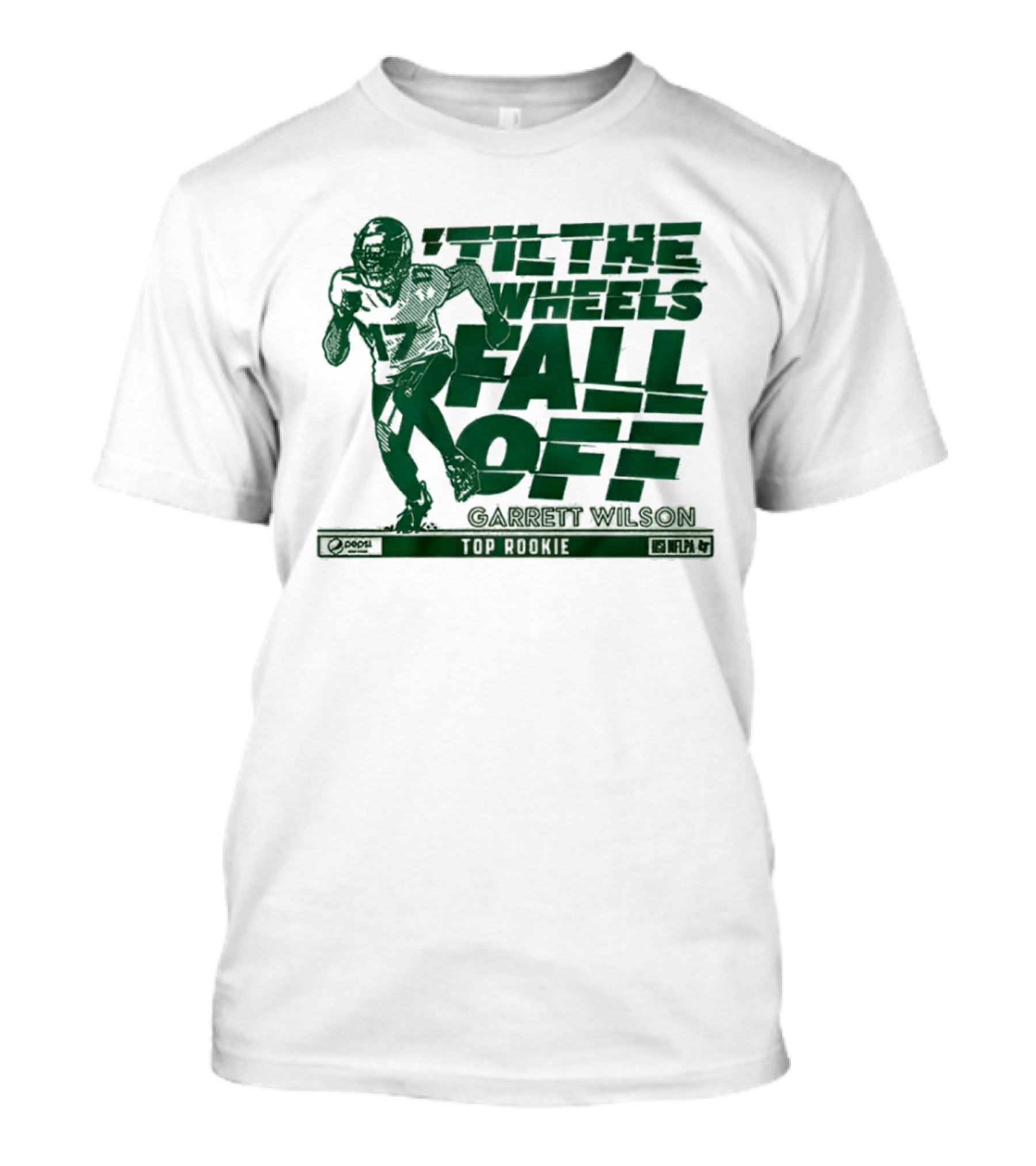 ‘Til The Wheels Fall Off Garrett Wilson Top Rookie New York Jets NFL T-Shirt