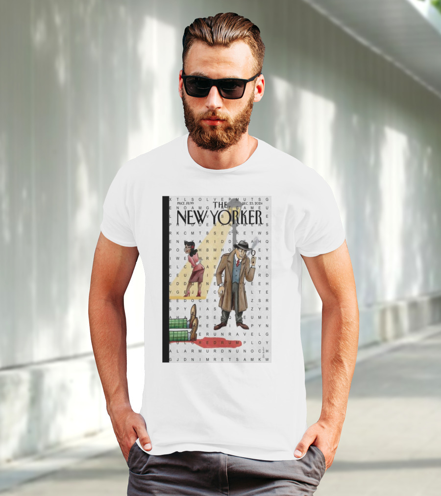 The New Yorker Kate Beaton Murder Mystery Redrum Dec 23 T-Shirt