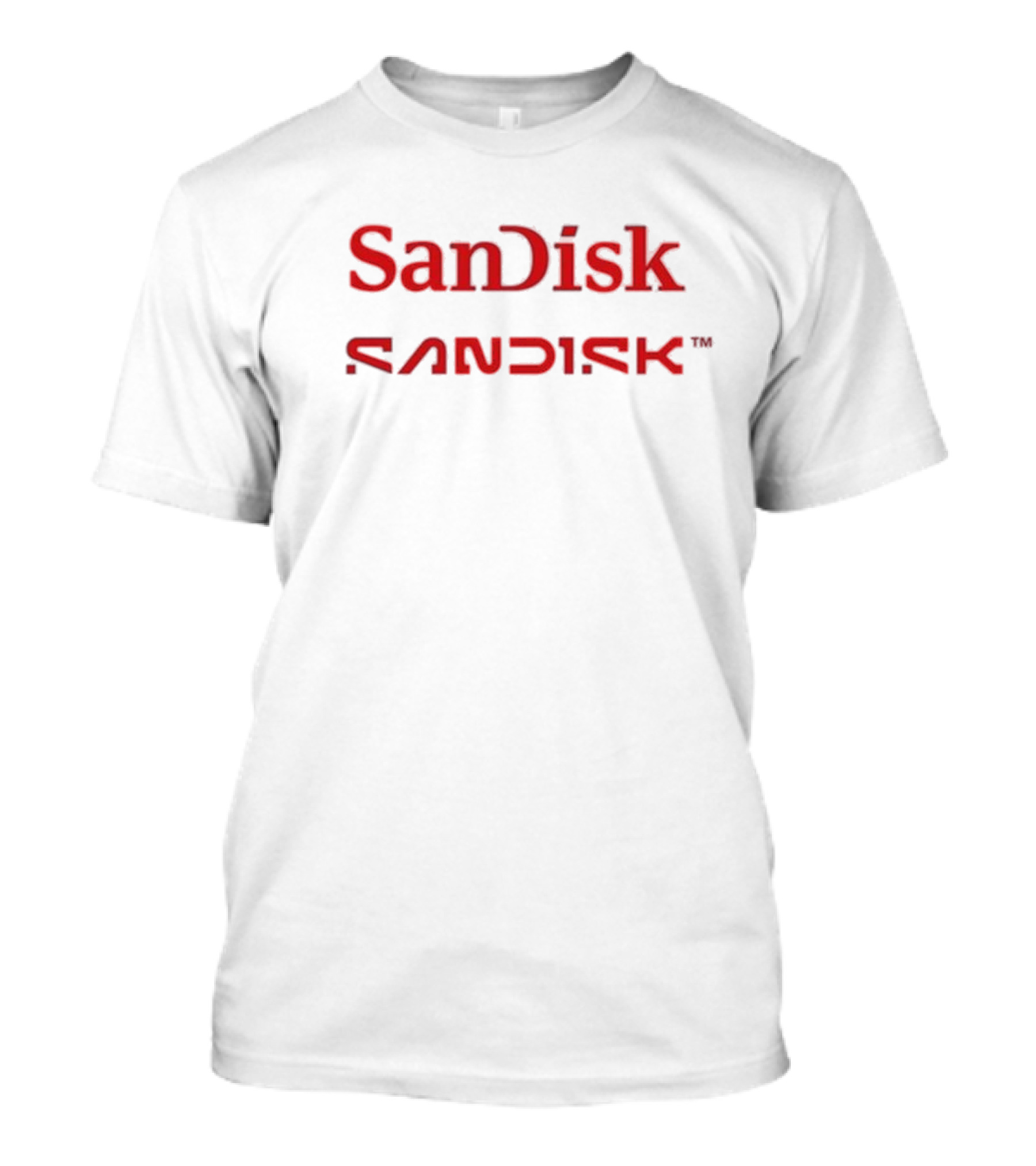 SanDisk New Logo Design Dual Text Styles T-Shirt