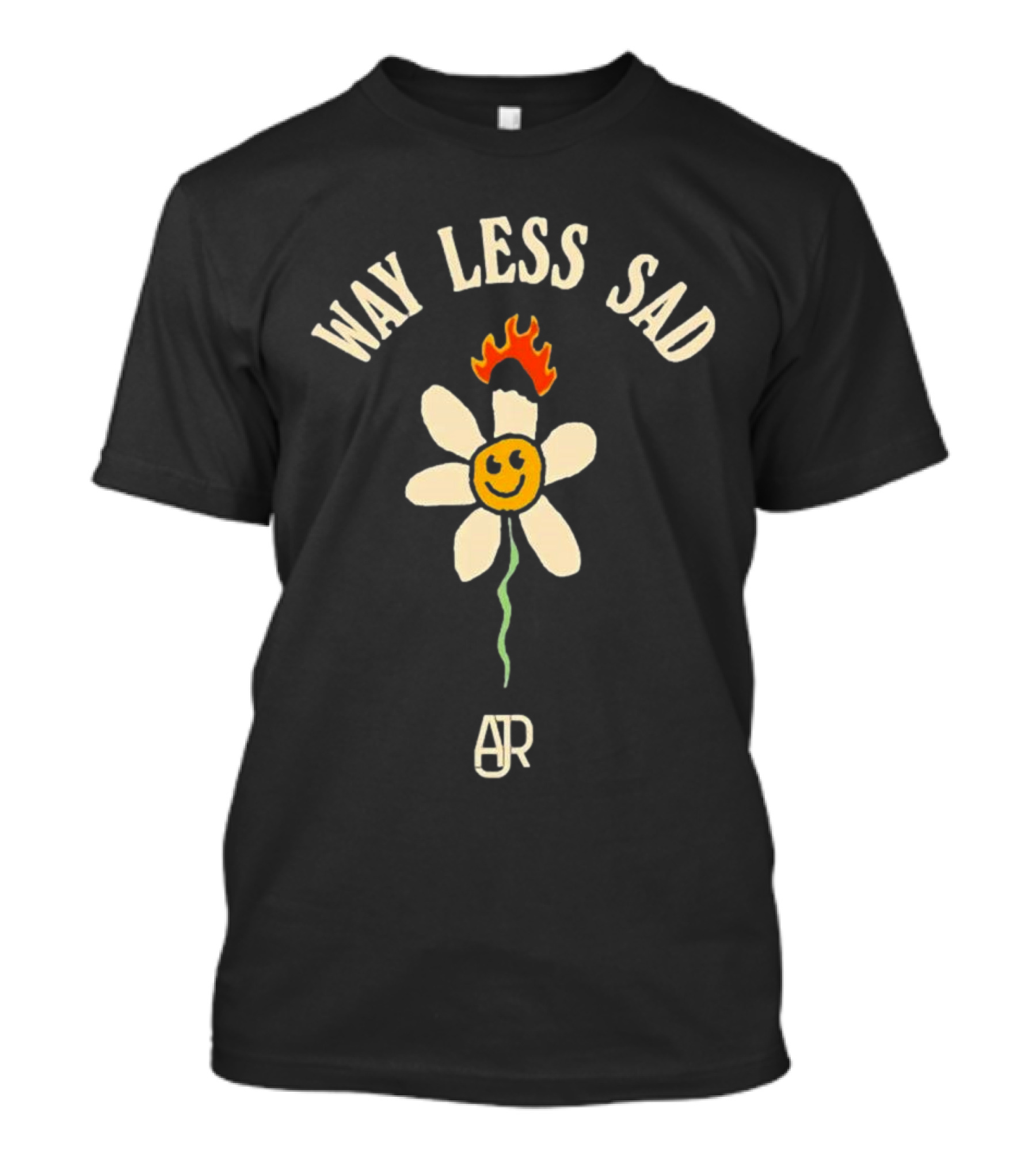 AJR Way Less Sad Smiling Flower On Fire T-Shirt