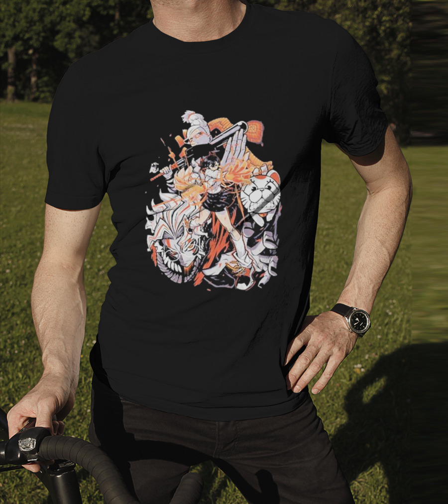 Doodle Toon Dandadan Manga Character Compilation T-Shirt