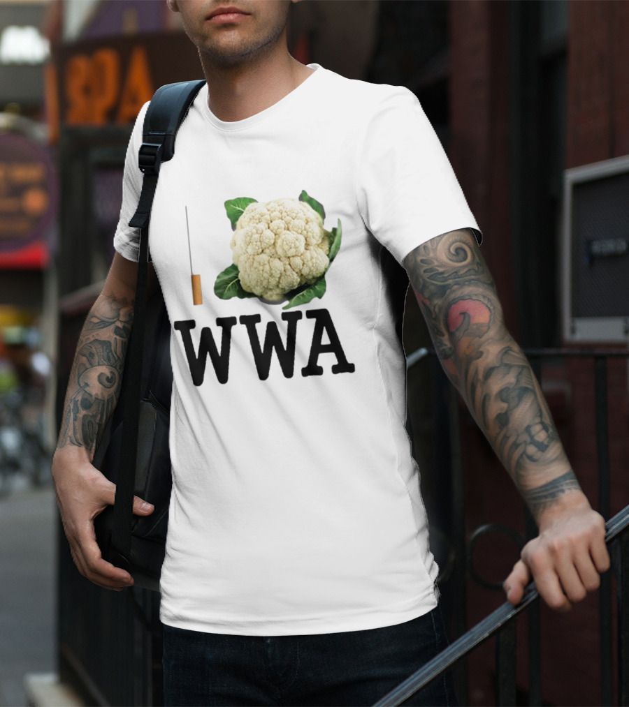 Taco Hemingway Trójkąt Warszawski Biały Cauliflower WWA T-Shirt