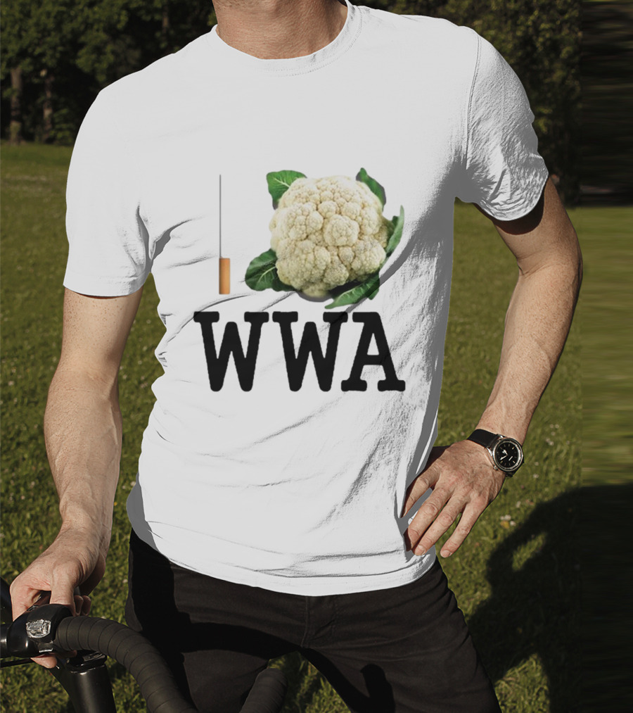 Taco Hemingway Trójkąt Warszawski Biały Cauliflower WWA T-Shirt