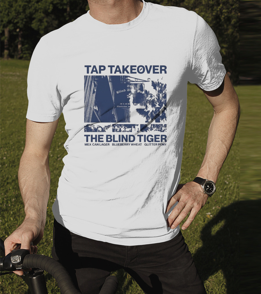 Tap Takeover The Blind Tiger Mex Can Lager Blueberry Wheat Glitter Pony T-Shirt