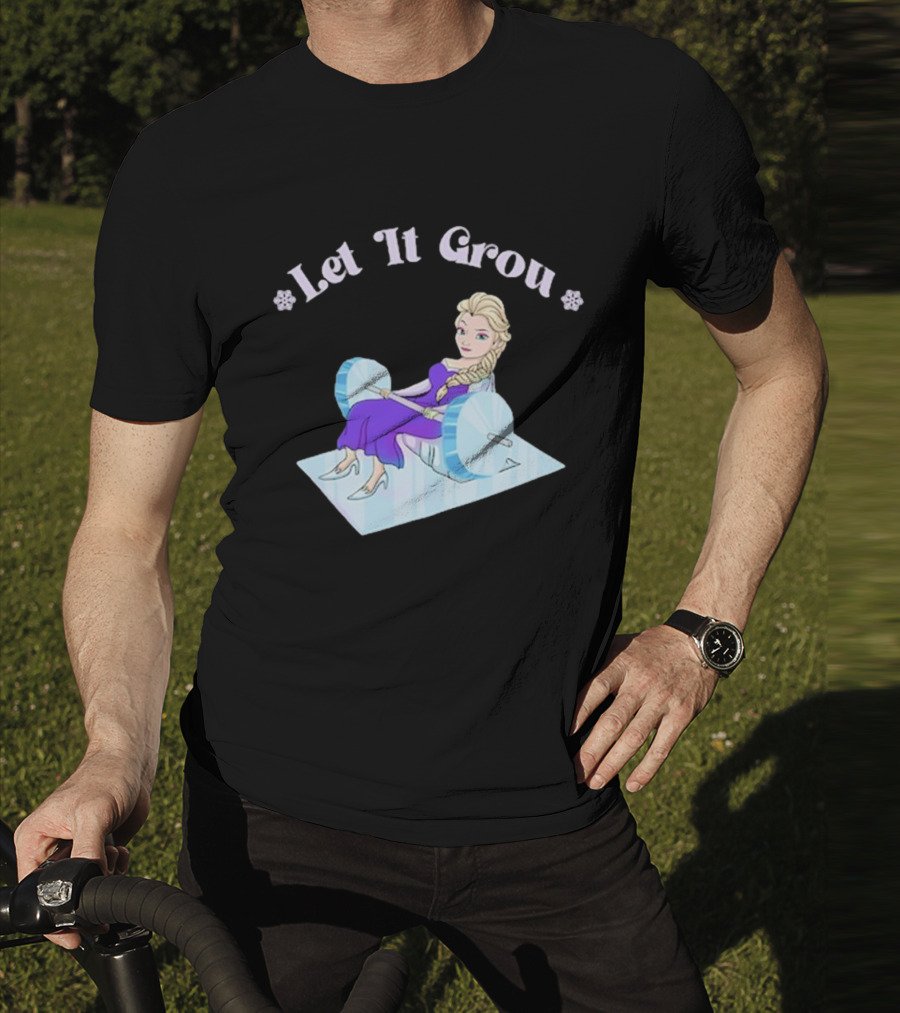 Elsa Let It Grow Frozen Exercise T-Shirt