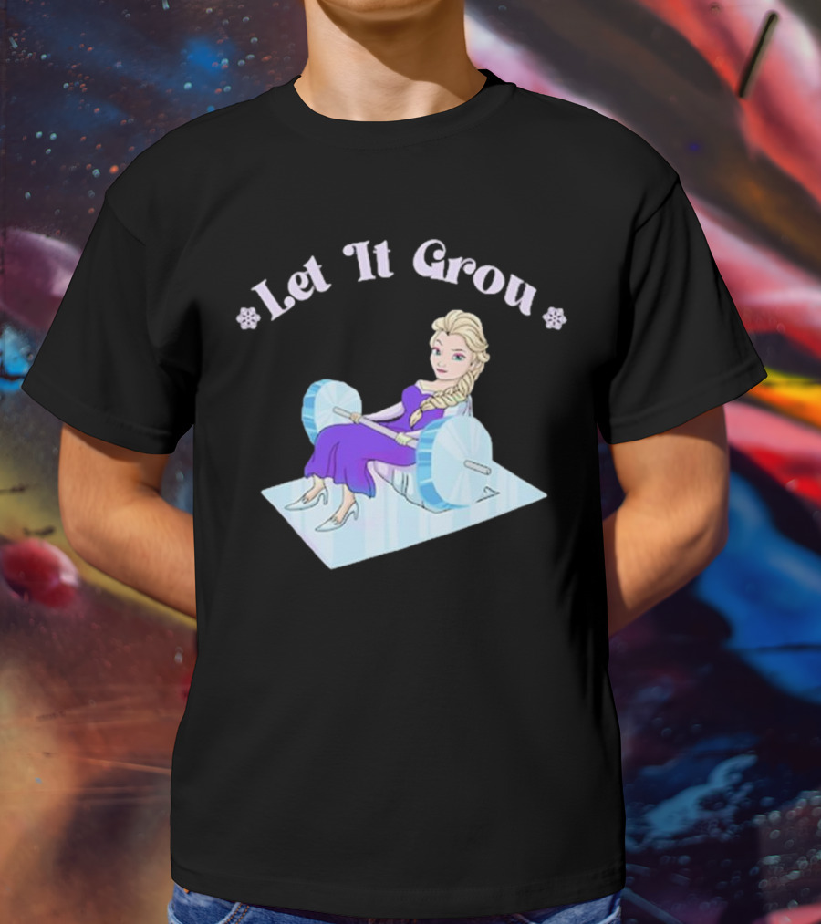 Elsa Let It Grow Frozen Exercise T-Shirt