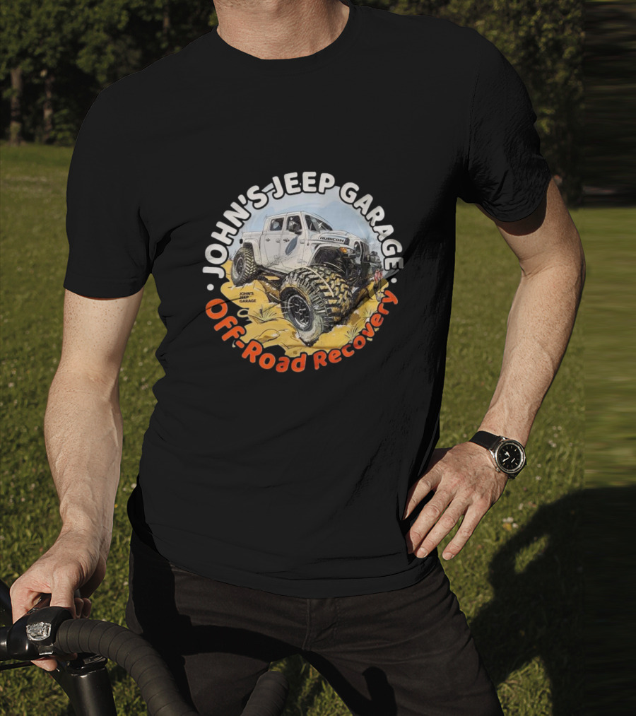 JOHN'S JEEP GARAGE RUBICON OFF-ROAD RECOVERY T-Shirt