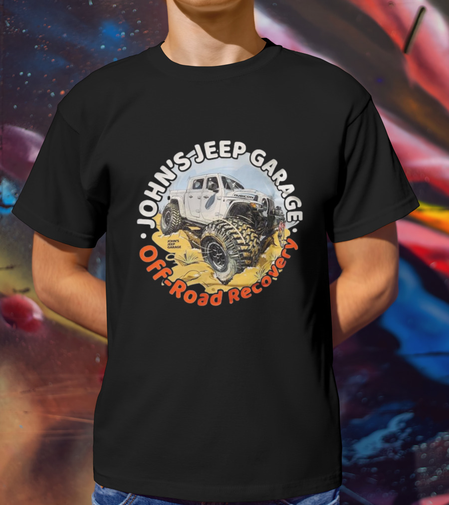 JOHN'S JEEP GARAGE RUBICON OFF-ROAD RECOVERY T-Shirt
