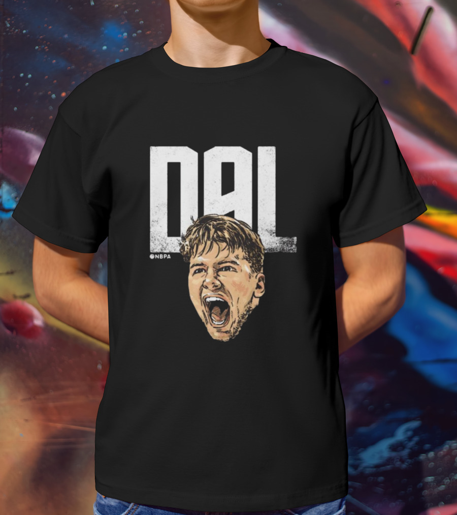 Luka Doncic DAL Dallas Mavericks NBPA Abbreviation Signature T-Shirt