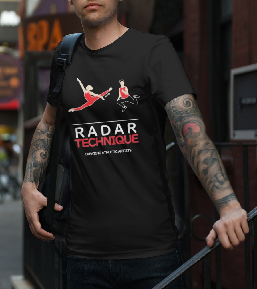 Radar Technique Creating Athletic Artists HD T-Shirt