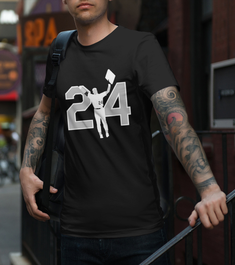 Rickey Henderson 24 Last Dive Bar Ever Baseball Icon T-Shirt