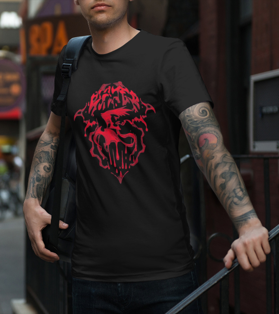 Guilty Gear Slayer Epitaph Dark Red Emblem T-Shirt