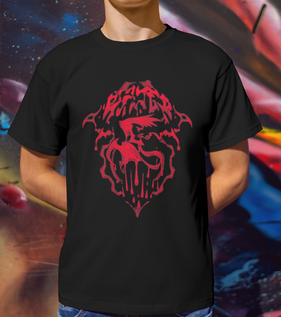 Guilty Gear Slayer Epitaph Dark Red Emblem T-Shirt