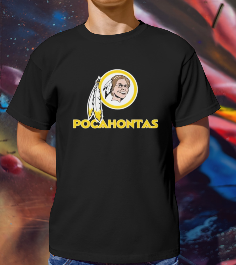 Pocahontas Redskins Parody NFL T-Shirt