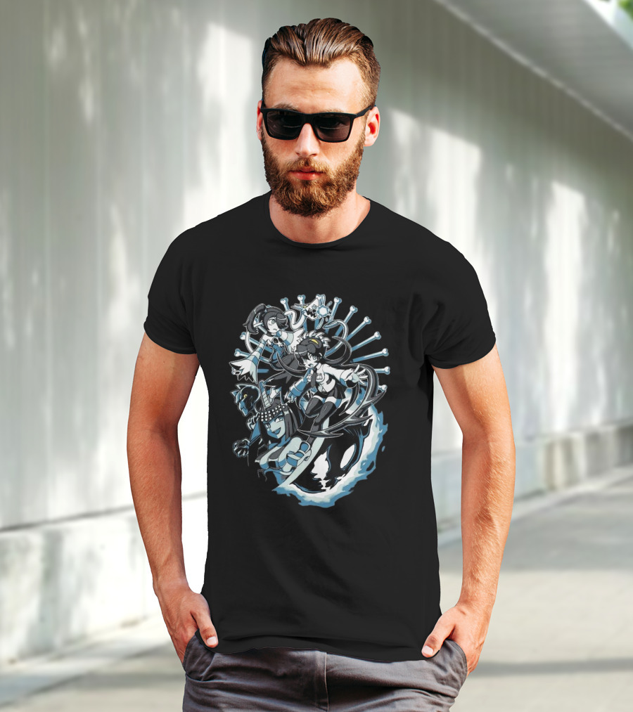 Skullgirls Parasites Filia Squigly Eliza Characters T-Shirt