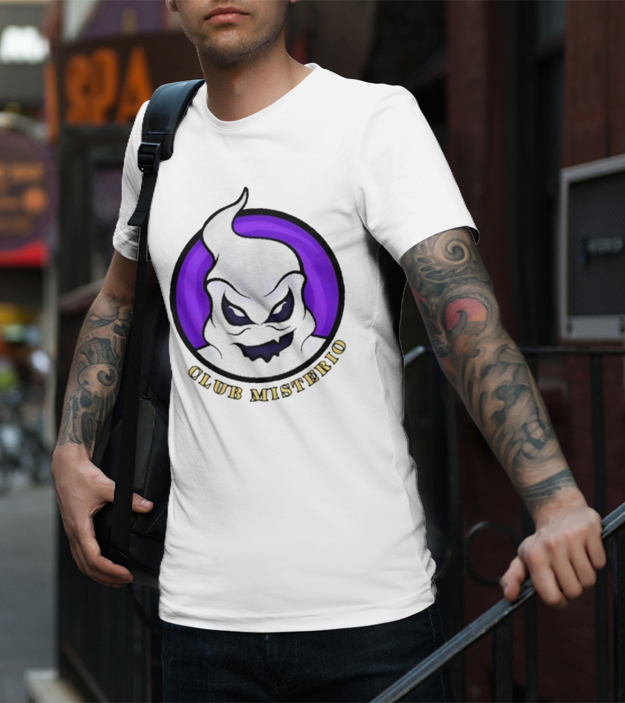 Club Misterio Ghostly Emblem T-Shirt