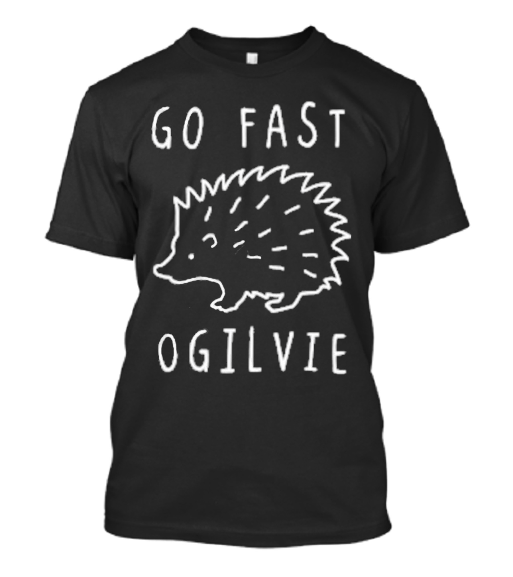 Funhaus Merch Go Fast Hedgehog Ogilvie T-Shirt