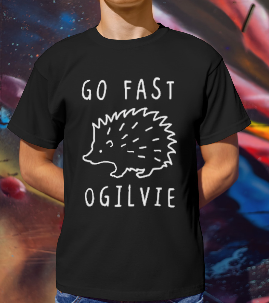 Funhaus Merch Go Fast Hedgehog Ogilvie T-Shirt