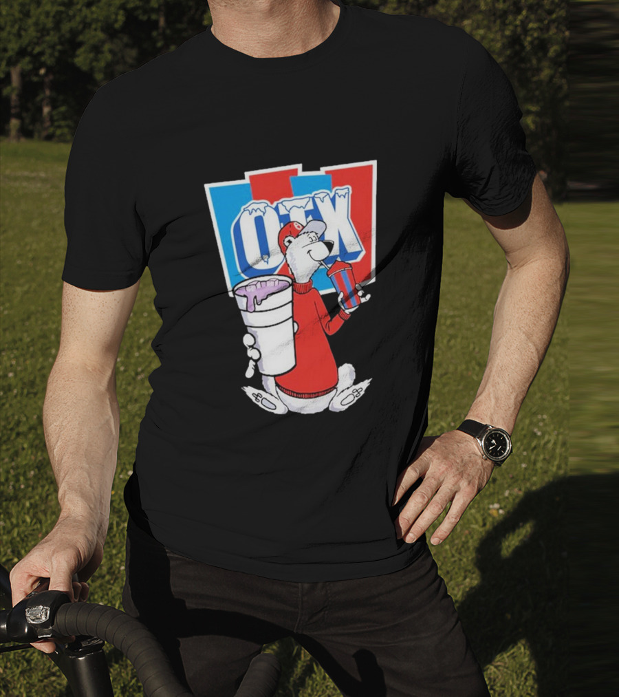 Otx Boyz So Icee Polar Bear Double Cup Red Blue White T-Shirt