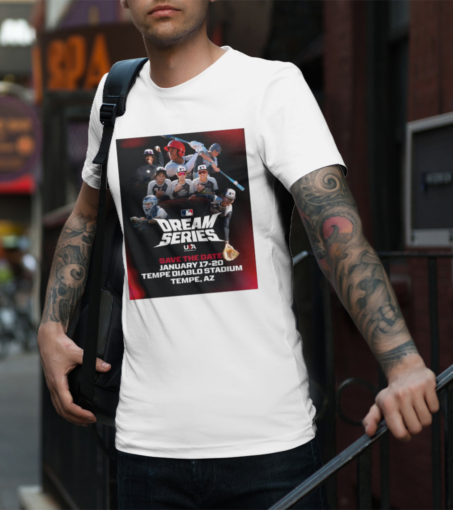 MLB USA Baseball Dream Series January 17-20 Tempe Diablo Stadium Tempe AZ T-Shirt