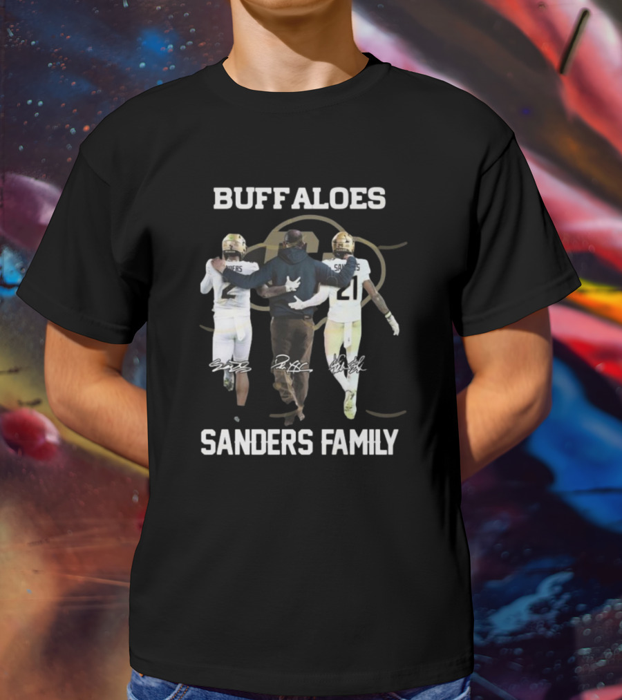 Buffaloes Sanders Family Signatures T-Shirt