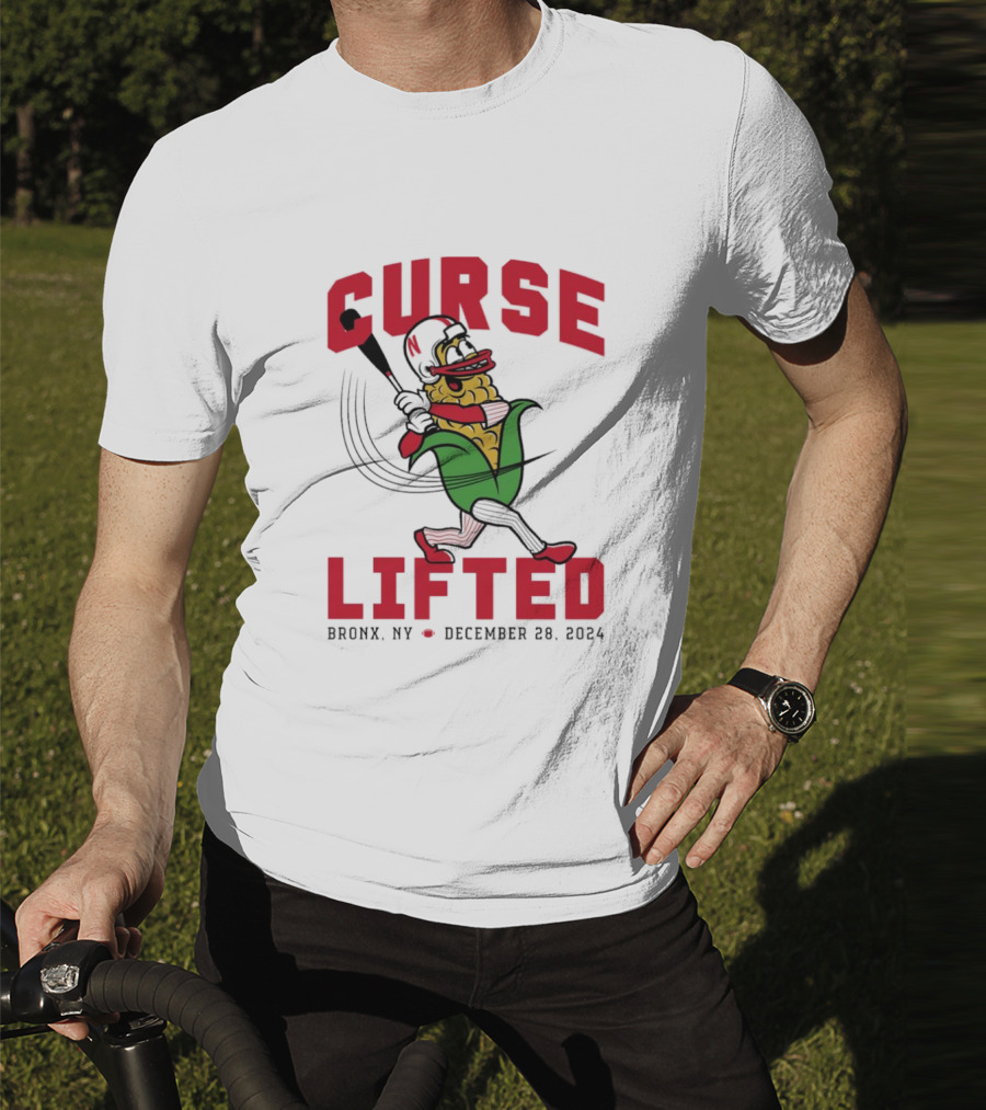 Curse Lifted Nebraska Cornhuskers Bronx NY December 28 T-Shirt