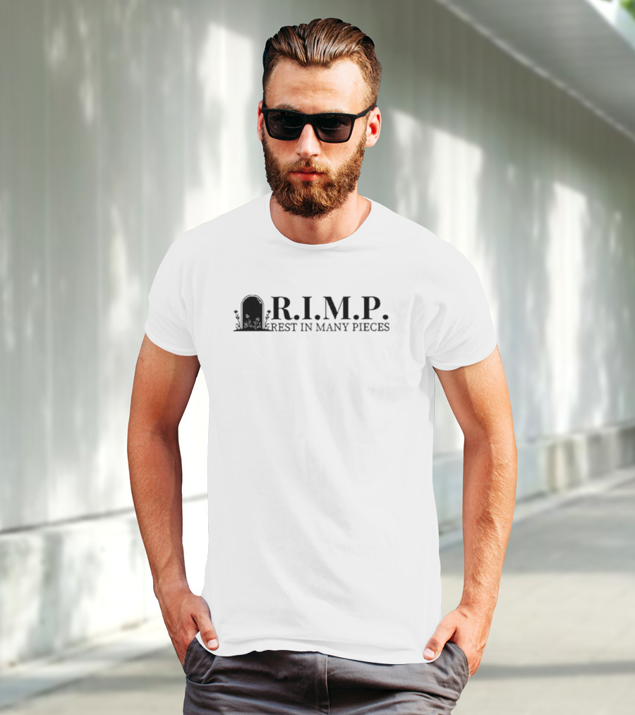 R.I.M.P. Rest In Many Pieces Gravestone T-Shirt